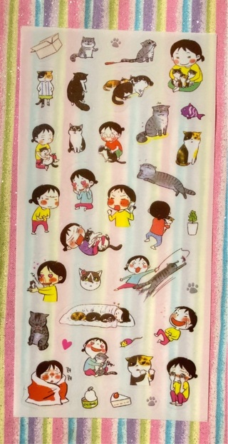 Kawaii cat stickers 