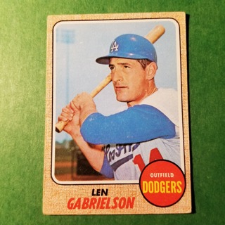 1968 - TOPPS BASEBALL CARD NO. 357 - LEN GABRIELSON - DODGERS