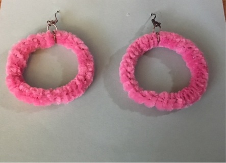 Pink earrings 