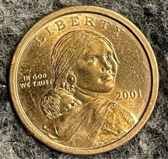 2001 D Sacagawea Dollar Brilliant Uncirculated 