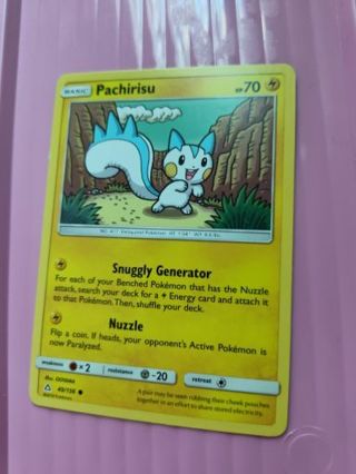 Pachirisu Pokemon Card