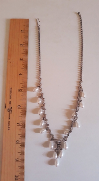 Necklace with Pearls & CZs (read all)