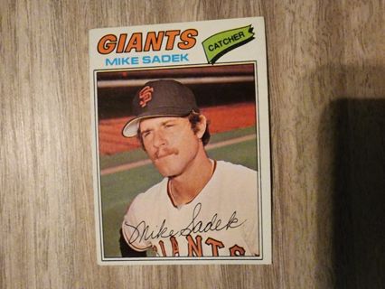 77 Topps Mike Sadek #129