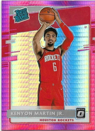 2020-21 DONRUSS OPTIC KENYON MARTIN JR. PINK PRIZM REFRACTOR ROOKIE CARD