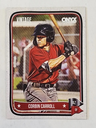 CORBIN CARROLL 2024 Onyx Vintage BASE CARD