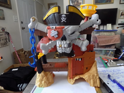 fisher Price IMAGINEXT Blackbeard Pirate play set ship 2015