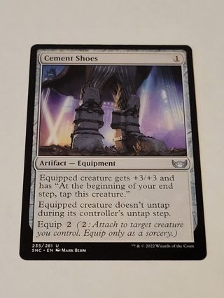 MTG Cement Shoes Streets of New Capenna 235/281 Regular Uncommon