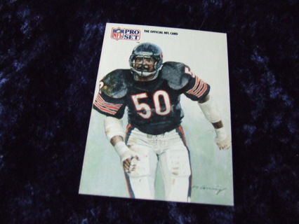 1991 Mike Singletary Chicago Bears Pro Set All NFC Team Card 396 Hall of Famer
