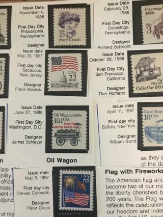 TEN (10) MNH us stamps Definitives+..various..see pics