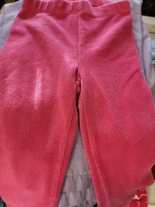 Girls pink pants/leggings