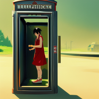 Listia Digital Collectible: Vintage telephone Booth