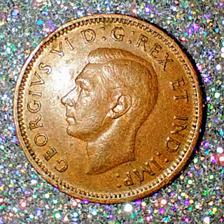 COIN CANADA PENNY 1945 WHAT A BEAUTY AND AT A STEAL OF A DEAL WITH FREE SHIPPING