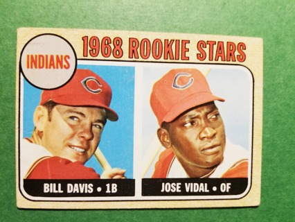 1968 - TOPPS EXMT - NRMT BASEBALL - CARD NO. 432 - ROOKIE STARS - INDIANS