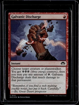 Galvanic Discharge - 122 - Foil - MH3 - NM - MTG Magic the Gathering