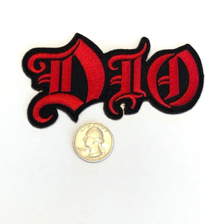 Dio IRON ON PATCH for Clothing T-Shirt Cap Vest Jacket Denim Jean Coat Decorate DIY Gift Heavy Metal