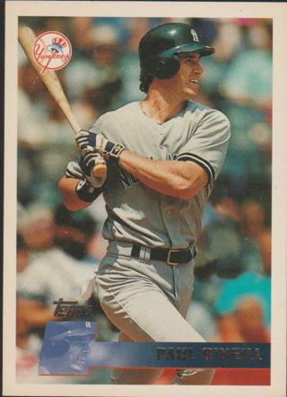 1996 Topps #284 Paul O'Neill New York Yankees