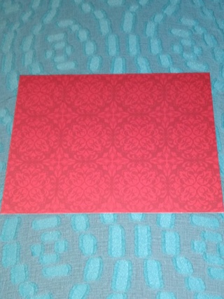 Holiday Red Notecard 