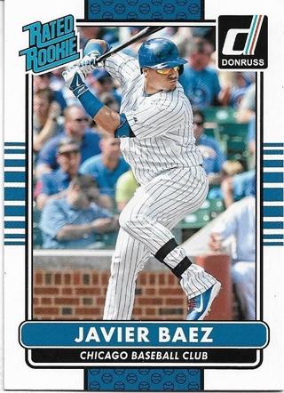 2015 DONRUSS JAVIER BAEZ ROOKIE CARD