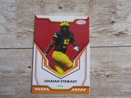 Sage Josalah Stewart college football card number 78