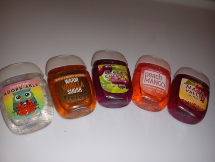 Bath and Body Works Pocketbacs set of 5 super RARE