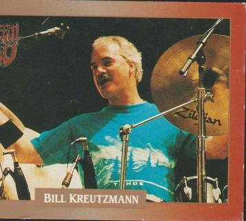 1991 Brockum RockCards Legacy Series #4 Bill Kreutzmann The Grateful Dead Card