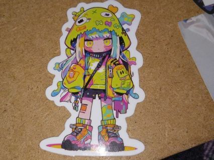 Cute one nice vinyl sticker no refunds regular mail only Very nice quality!