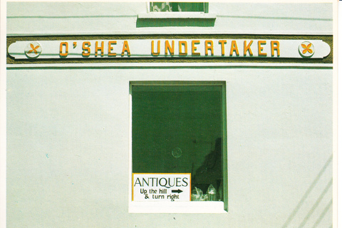 Vintage Postcard Shop Window, Ireland