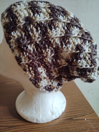 Hand Crocheted Slouch Hat 