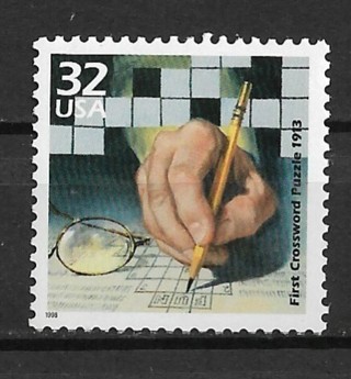 1999 Sc3183l Celebrate the Century: 1910's Crossword Puzzle MNH