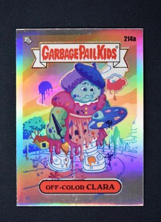 2023 Garbage Pail Kids Chrome Series 6  #214a Off-Color CLARA