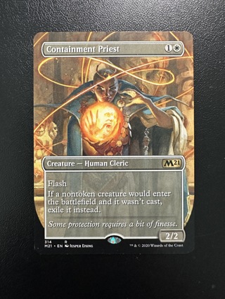 Containment Priest MTG Core Set Magic 2021 M21 Alternate Art NM Card