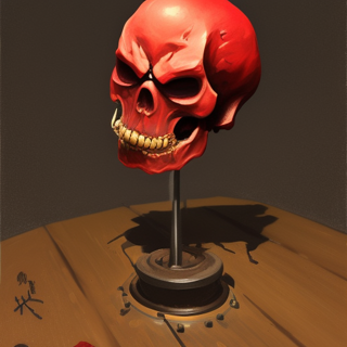 Listia Digital Collectible: An Angry Looking Skull