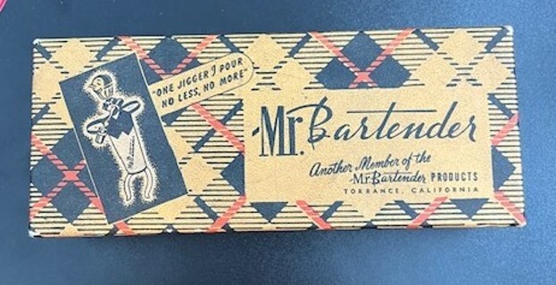 Vintage Flair for Your Home Bar: Mid-Century Mr. Bartender Pour Spout & Jigger (1960s) - Like New!