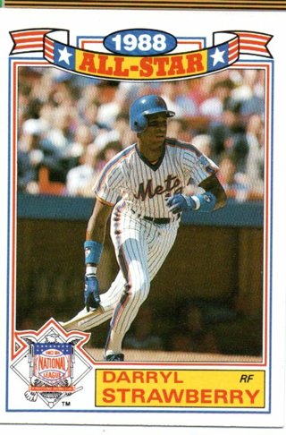 1989 Topps Darryl Strawberry All Star