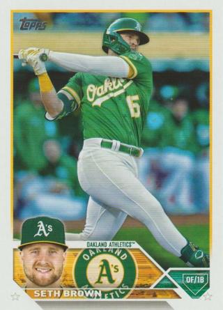 Tradingcard - MLB - 2023 Topps #148 - Seth Brown - Oakland Athletics