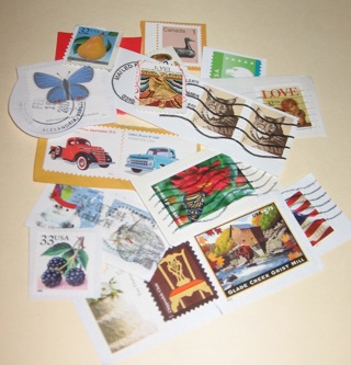 Random Cancelled Stamps