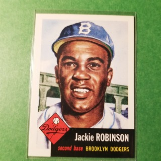 1953 TOPPS BASEBALL ARCHIVES # 1 - JACKIE ROBINSON - DODGERS