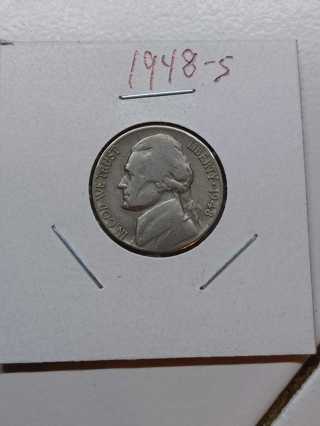 1948-S Jefferson Nickel! 24