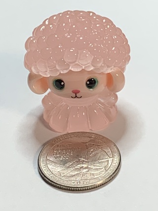 LAMB~#8~LIGHT PINK~1 LAMB ONLY~GLOW IN THE DARK~FREE SHIPPING!