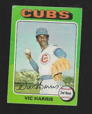 1975 TOPPS VIC HARRIS #658