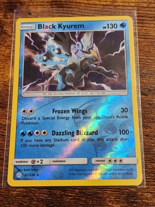 Pokemon Black Kyurem reverse holo rare 61/236