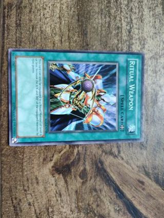 Yu-Gi-Oh Card Ritual Spell: Ritual Weapon unlimited