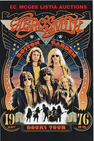 AEROSMITH POSTCARD SIZE CLASSIC ROCK POSTER 