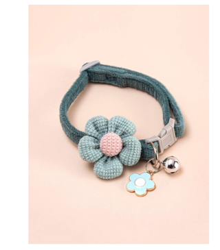 1pc Flower Decorated Pet Collar Necklace