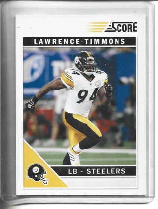 2011 Panini Score Lawrence Timmons  NFL Football Card