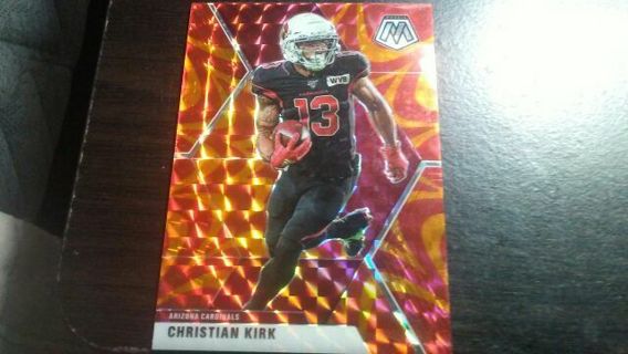 2020 PANINI MOSAIC PRIZM RED/ORANGE CHRISTIAN KIRK ARIZONA CARDINALS FOOTBALL CARD# 11