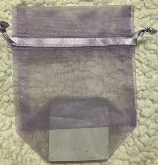 Lavender Organza Bag