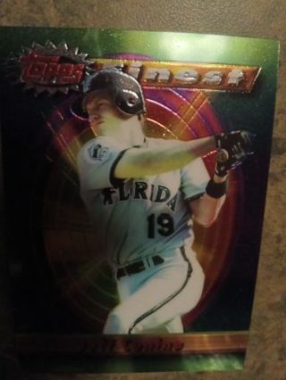 1994 TOPPS FINEST JEFF CONINE FLORIDA MARLINS BASEBALL CARD# 4