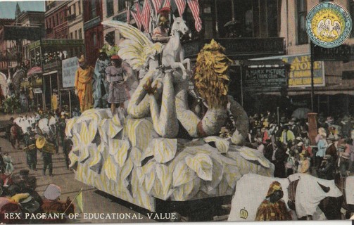 Vintage Unused Postcard: d: Rex Pageant of Educational Value