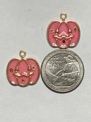 HALLOWEEN CHARMS~#17~SET OF 2 CHARMS~SET 2~FREE SHIPPING!